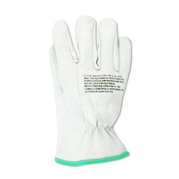 leather gloves for electrical worker