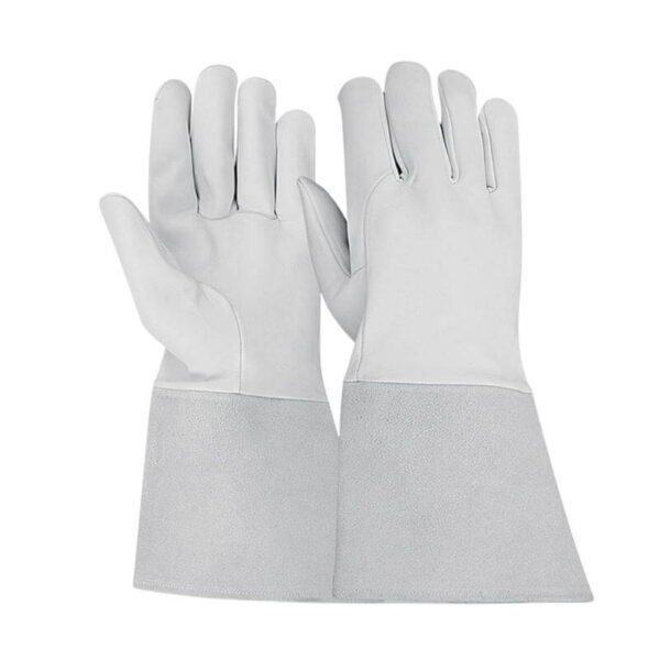 long leather welding gloves