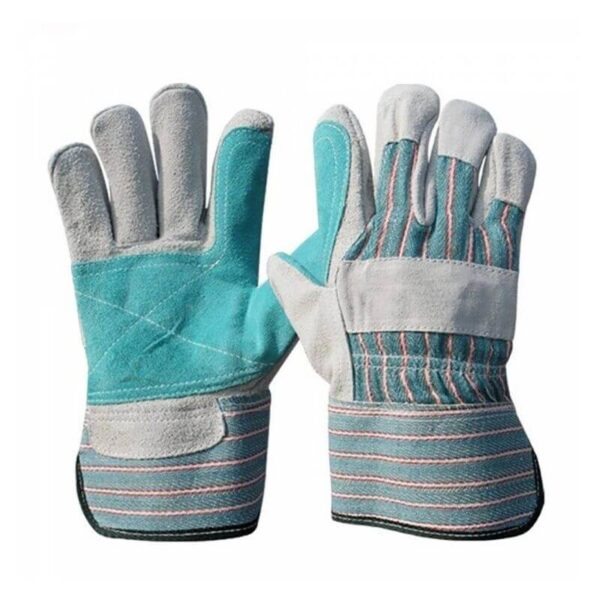 double palm leather work gloves