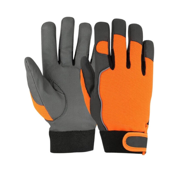 orange mechanic gloves